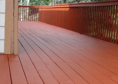 deck pressure washing and Wood Refinishing from Colortrends Painting